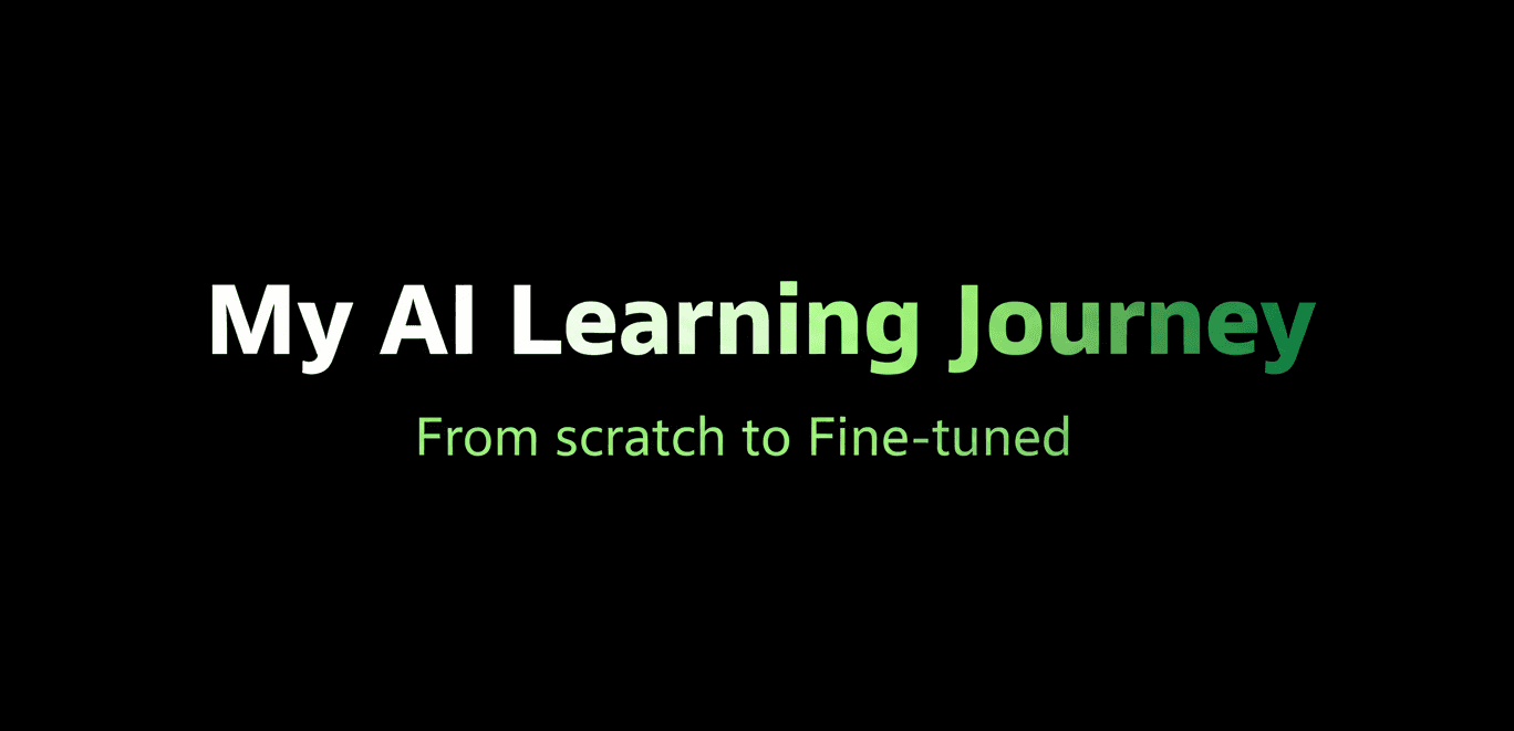 My Journey into AI